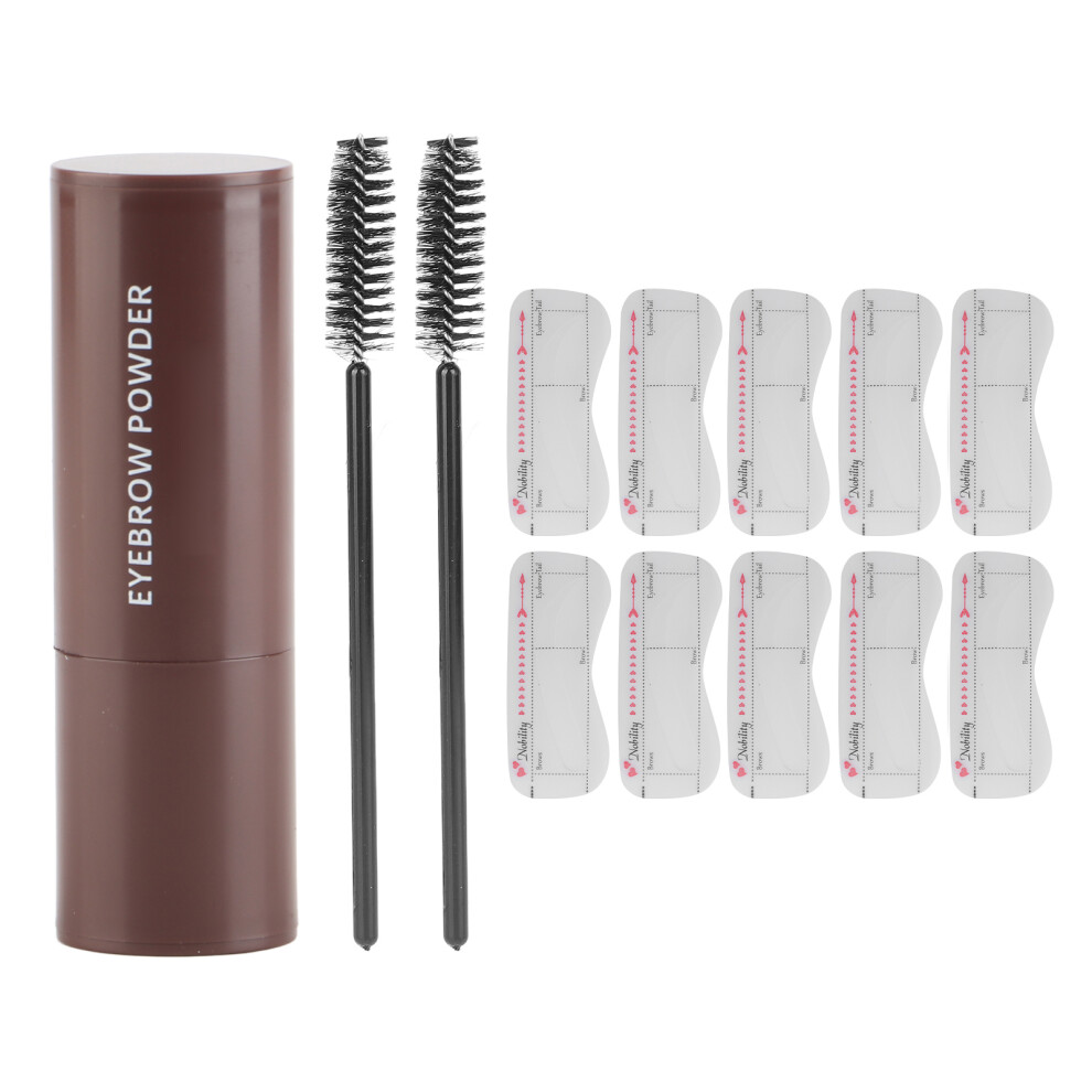 Dark/Brown Long Lasting Waterproof Eyebrow Powder Set, 1.8G