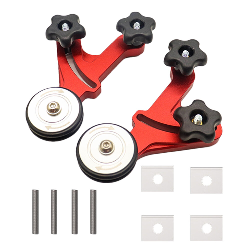 Bearing Roller Feeder, 1 Pair Woodworking Table Saw Pressure Wheel Tool, Aluminium Alloy Unidirectional Feeder For Table Saw Parts 9448483611930