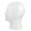 Hat and Wig Display Mannequin White Foam 1 Piece 1