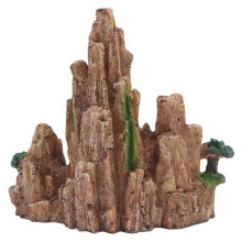 Aquarium Mountain View Resin Stone Decorations, Caves & Rockery for Fish Tanks, Betta Hideout – Compatible with All Tanks
