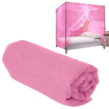 Deluxe Queen Size Bed Canopy Curtain with Mosquito Net – Quick Setup, Wide Coverage, Breathable Fine Mesh (1 Unit)