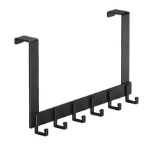 Behind Door Hanger Hook, Punch Free Over Door Hanger, Strong Bearing Towel Rack Hangers for Living Room, Children s Room, Bedroom, and Front Door