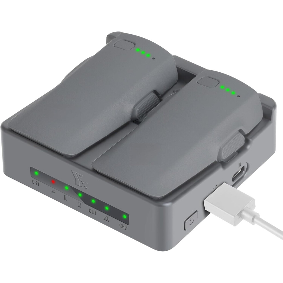 Two-Way Battery Charger With Storage Charge For Dji Neo 2 Drone, 45W Dual Charging Hub Support Pd Fast Charging For Dji Neo 2 Battery Accessories 9448483662000