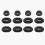 12Pcs Side Cover Grommets Single Side Rubber Washers Compatible for HondaCG 1