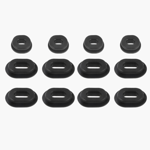 12Pcs Side Cover Grommets Single Side Rubber Washers Compatible for HondaCG