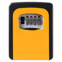 Wall-Mounted 4-Digit Combo Key Box – Secure, Durable Metal Key Case for Home/Garage/Outdoor Use