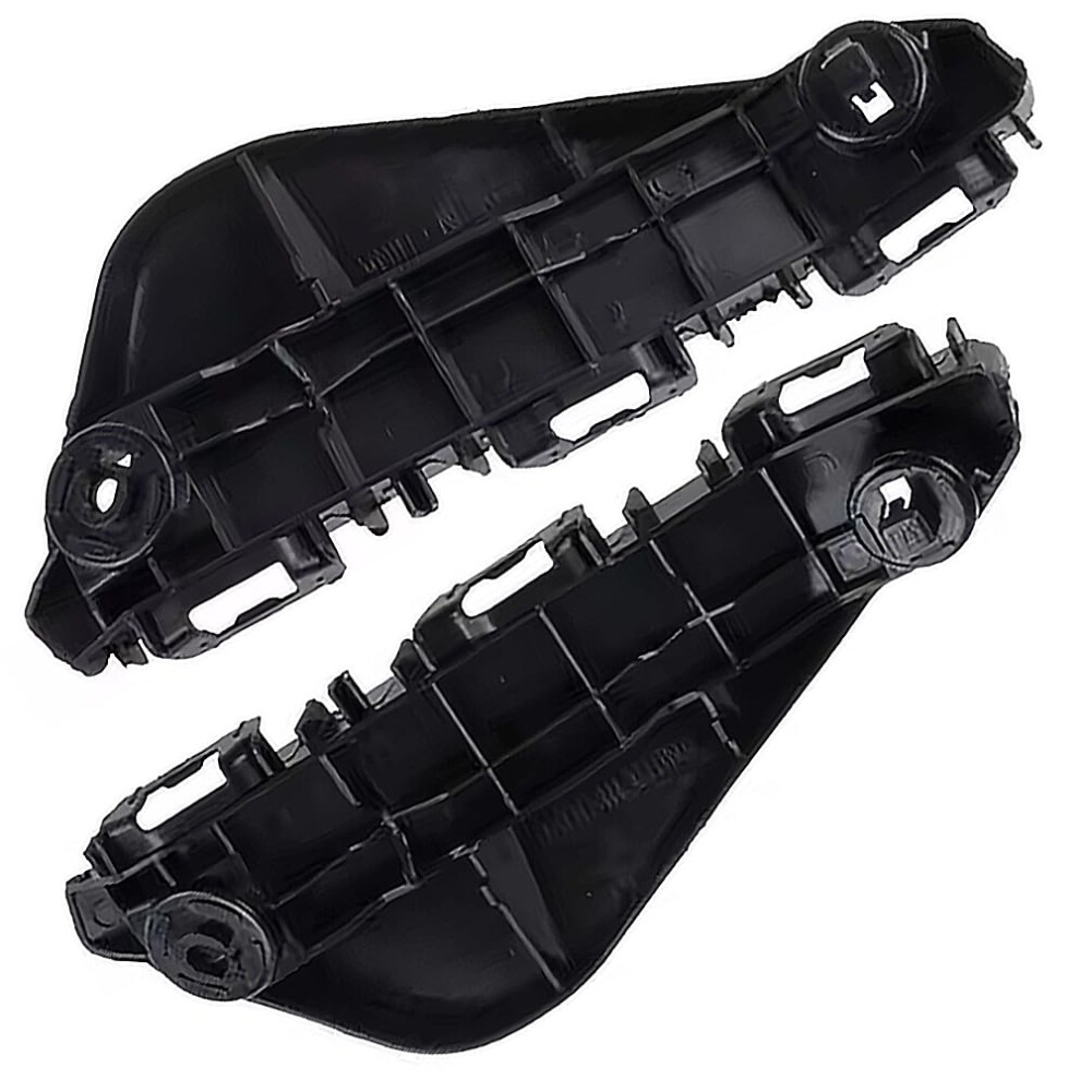 2Pcs Front Bumper Bracket Retainer For Toyota Yaris Hatchback 20132016 Left Right Easy Direct Replacement Black 9092120260656