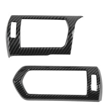 Carbon Fiber Air Vent Trim for Toyota Land Cruiser LC300 2023, 2pcs Interior Vent Frame Covers, FactoryLook Upgrade
