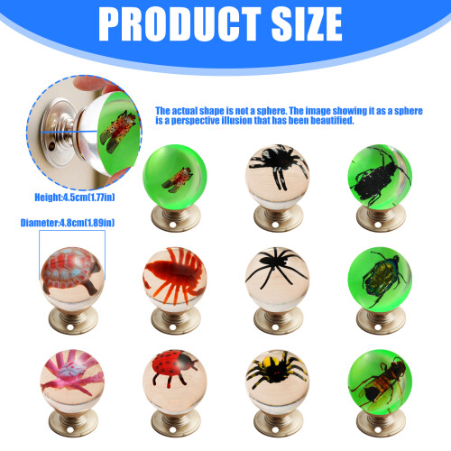 Luxurious Crystal Insect Door Pull for Home-7 spotted critter 1