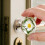 Door Pulls Wardrobe Knob Cupboard Handle-light pink flower 2