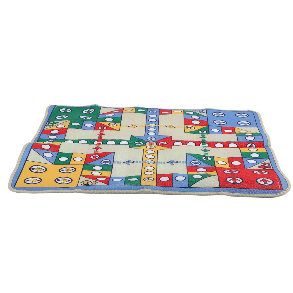 Soft Flying Chess Carpet for Kids 90x90cm Crawling Cushion Play Mat