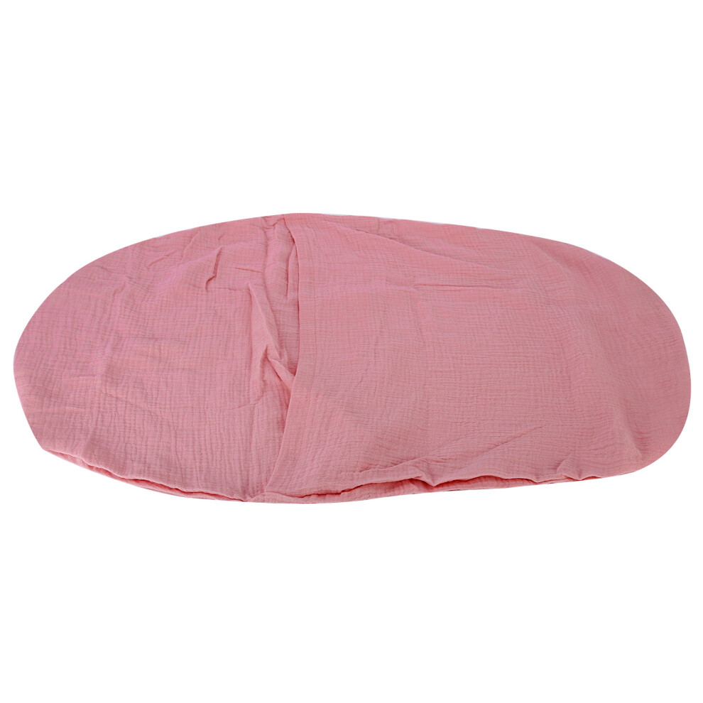 Travel-Ready Infant Lounger Cover Breathable And Removable In Peachy Dark/Beige