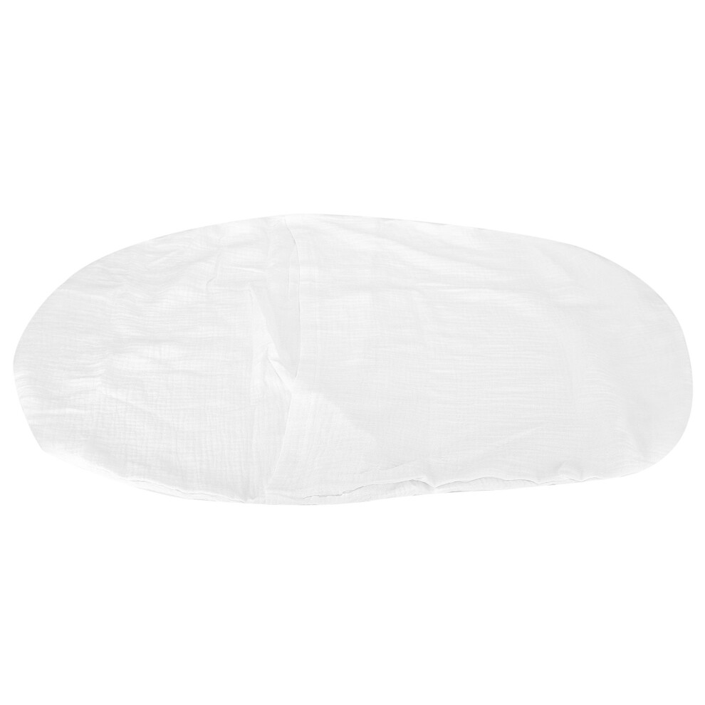 Breathable Newborn Lounger Cover For Travel Infant Lounger Removable White