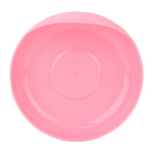 Pink NonSlip SpillProof Elderly Care Plate with Suction Base