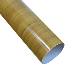 Gloss Wood Grain Vinyl Wrap 30x200cm Realistic Wood Finish Car Interior Dashboard Sticker