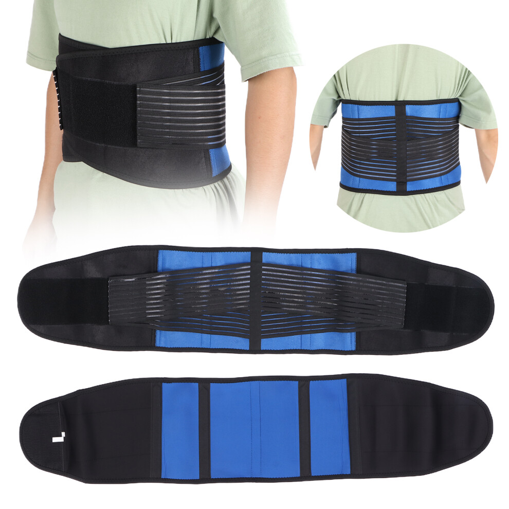 Breathable Neoprene Back Support Belt for Lower Back Pain Relief M
