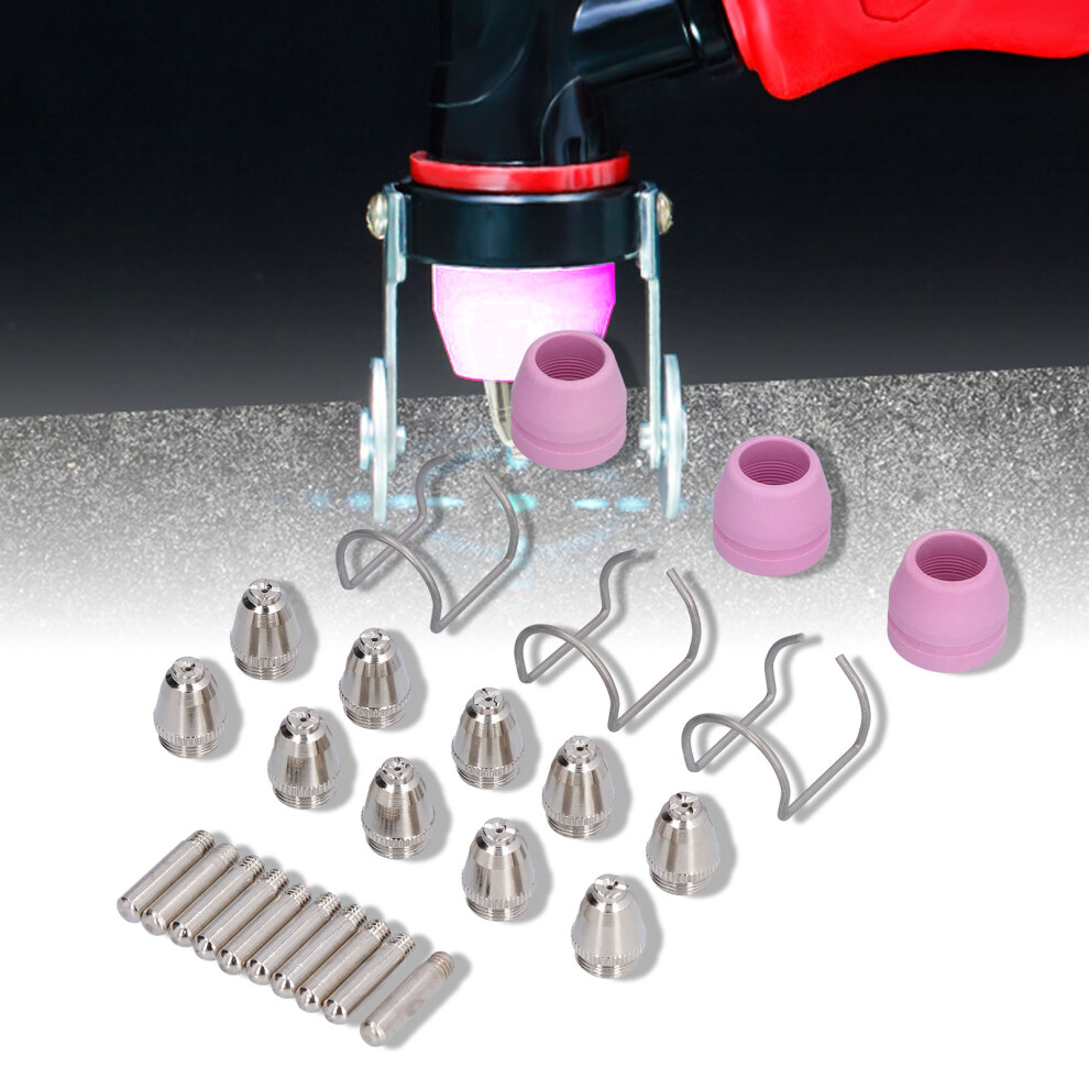 26Pcs Plasma Cutter Consumables Kit For Ag60 Sg55, 1.3Mm Nozzle 3561391424617