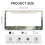 Lakehouse Pine Trees & Mountains License Plate Frames 3