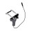 2X Microphone de Violon Piézo Portable CV-19 avec Support de Prise Externe pour Ukulélé 6