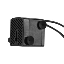 180L/H Tauchpumpe mit 2,5W und 4 LED-Leuchten, max. Höhe 48-55cm