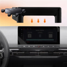 4X Auto-Universal-Schwerkraft-Telefonhalter, Elektrisches Auto-Handy, Stabile Ständerunterstützung, Anpassbar An 10,25 Zoll für MG4 EV MuLan