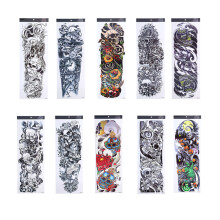10 Stück wasserdichte Totenkopf-Temporär-Tattoo-Aufkleber für Arme & Beine