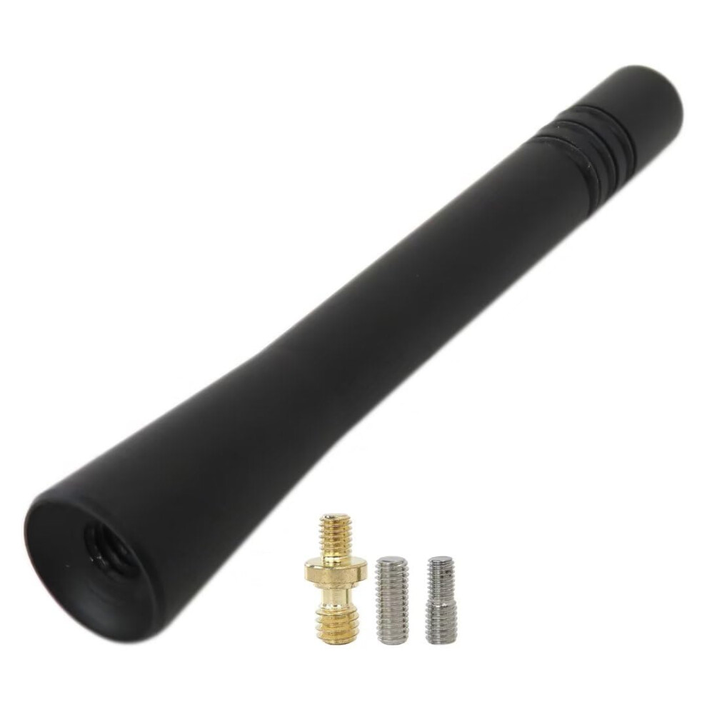 4 Inch Aluminum Replacement Antenna For 2023 Jeep Wrangler Unlimited Sahara, Clear Am Fm Reception 9330225096832