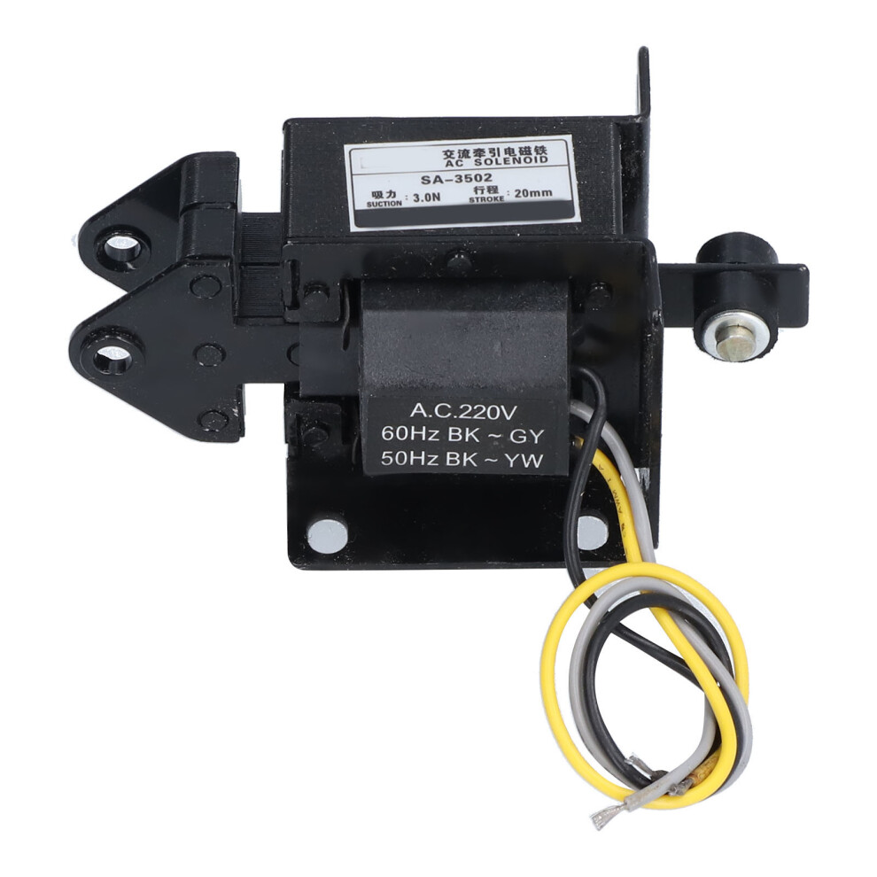 Sa-3502 Waterproof Ac 220V Solenoid Electromagnet 20Mm Stroke 7681391425967