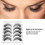 5 Pairs Thick Curly False Eyelashes for Date & Stage Use, Easy Application 4