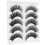 5 Pairs Thick Curly False Eyelashes for Date & Stage Use, Easy Application 7