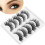 5 Pairs Thick Curly False Eyelashes for Date & Stage Use, Easy Application 16