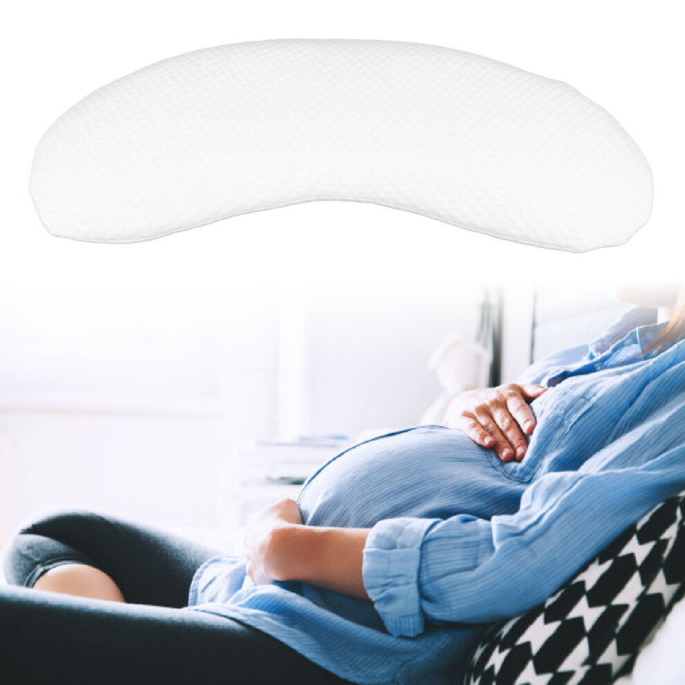 Memory Foam Sleeping Waist Pillow with Removable Cover for Lower Back Support