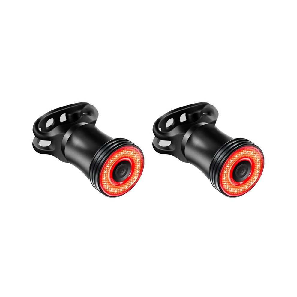 2X Bike Tail Light,Brake Sensing Bicycle Rear Lights For Night Ride,Bike Led Back Lights Type C Rechargeable 6031718444811
