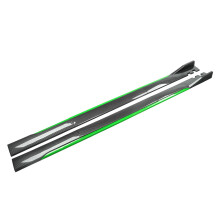 Carbon Fiber Look Car Side Skirts for BMW 5 Series E60 2003‑2010, Sporty Exterior Upgrade, Durable Anti‑Collision Design