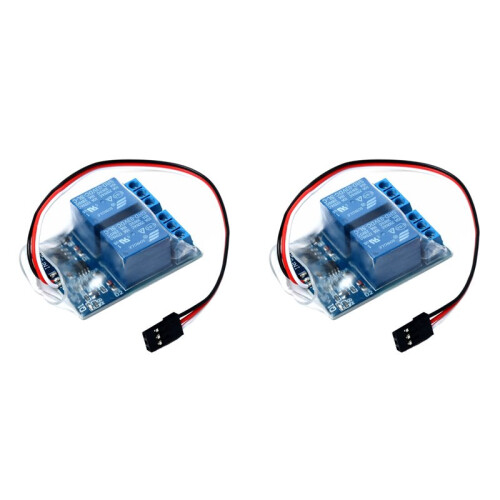 2X 5V 10A Two Channel Industrial PWM Relay Module with Optocoupler 2-Way Electronic  Controller