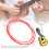 4Pcs Carbon Guitar Strings Set - 4-String Ukulele Red 0.590-0.830mm 3
