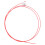 4Pcs Carbon Guitar Strings Set - 4-String Ukulele Red 0.590-0.830mm 6
