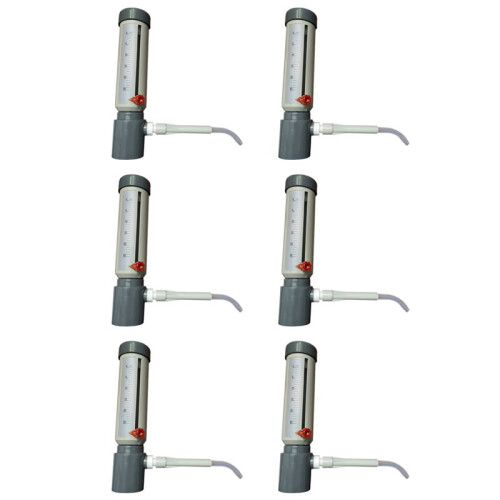 6X Lab  Dispenser Economic Semi-Automatic Liquid Dispenser Sleeve Type 5-25 Ml Adjustable Liquid Adder