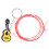 4Pcs Carbon Guitar Strings Set - 4-String Ukulele Red 0.590-0.830mm 15