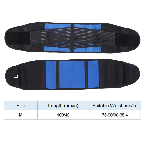 Breathable Neoprene Back Support Belt for Lower Back Pain Relief M 2