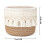 (Coffee) Boho Woven Tassel Basket - Makeup Organizer 5