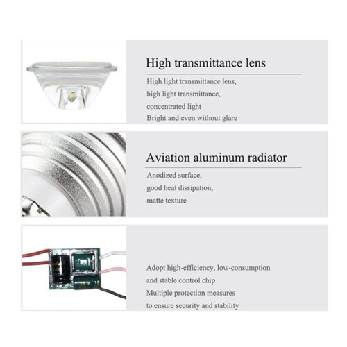 8pcs GU10 Bulbs and 1remote Control with Memory Function 4dynamic Lighting Modes Spotlight 17colors Changeable Spotlight 2