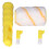 Multifunctional Handheld Paint Edger Roller Brush Kit - White & Yellow 8
