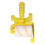 Multifunctional Handheld Paint Edger Roller Brush Kit - White & Yellow 11