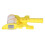 Multifunctional Handheld Paint Edger Roller Brush Kit - White & Yellow 12