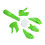 Green Motorcycle Fairing Kit 4 Models 18