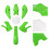 Green Motorcycle Fairing Kit 4 Models 13