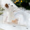 (White, A) Flocking Squirrel Ornaments for Christmas Gifts 4