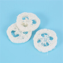 4-6cm Wide 300Pcs/Lot Natural Loofah Slice DIY Customize Soap Tools,Cleaner,Sponge Scrubber,Facial Soap Holder