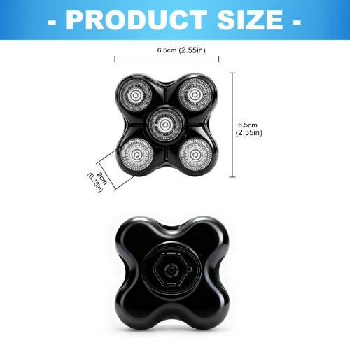 1/2/3Pcs Shaver Replacement Blade Heads Replacement for-2pcs 2